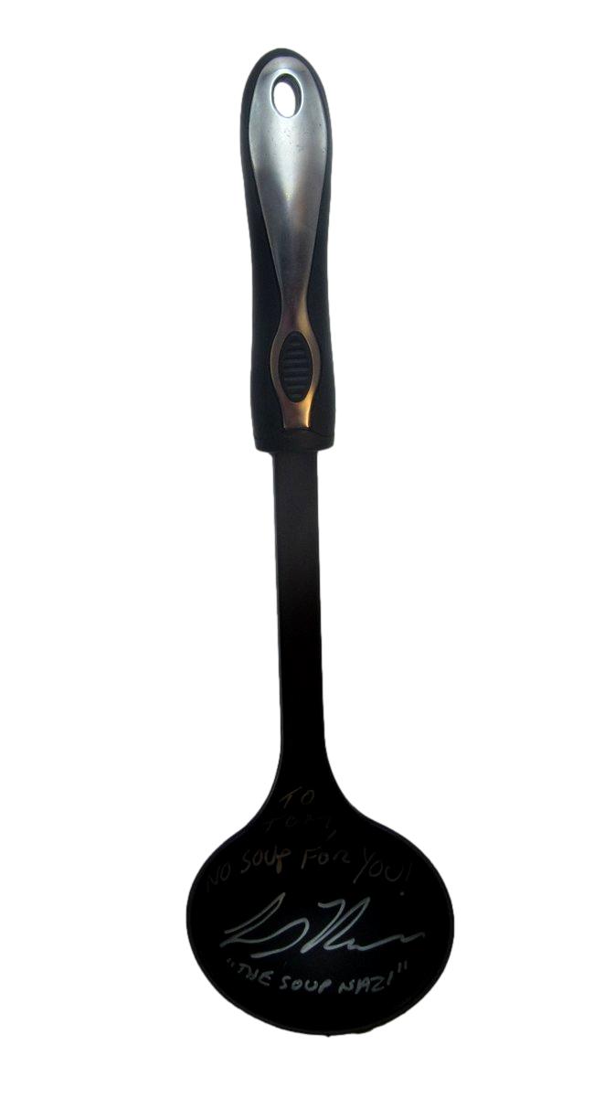 Larry Thomas Signed/Inscribed Soup Ladle "The Soup Nazi" Seinfeld JSA 204903