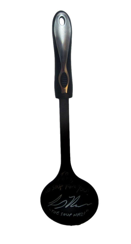 Larry Thomas Signed/Inscribed Soup Ladle "The Soup Nazi" Seinfeld JSA 204903