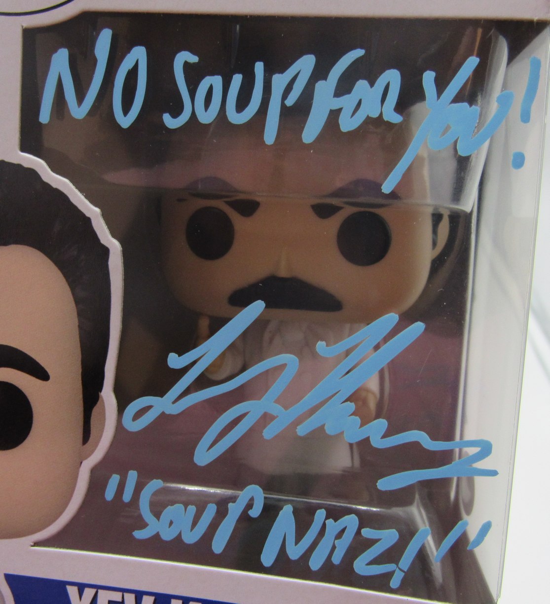 Larry Thomas Autographed/Inscribed POP! Funko Figurine #1086 "Seinfeld" JSA 2049