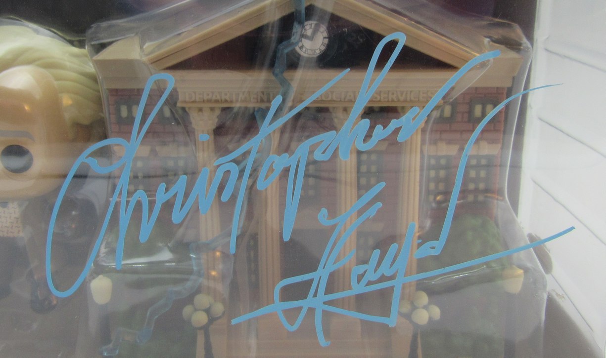 Christopher Lloyd Autographed Funko Pop #15 Doc With Clock Tower JSA 204899