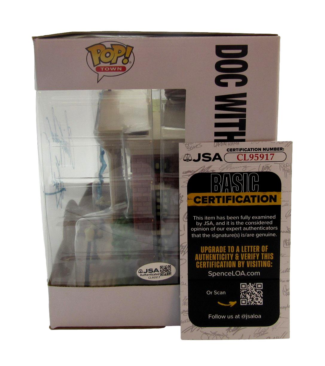 Christopher Lloyd Autographed Funko Pop #15 Doc With Clock Tower JSA 204899