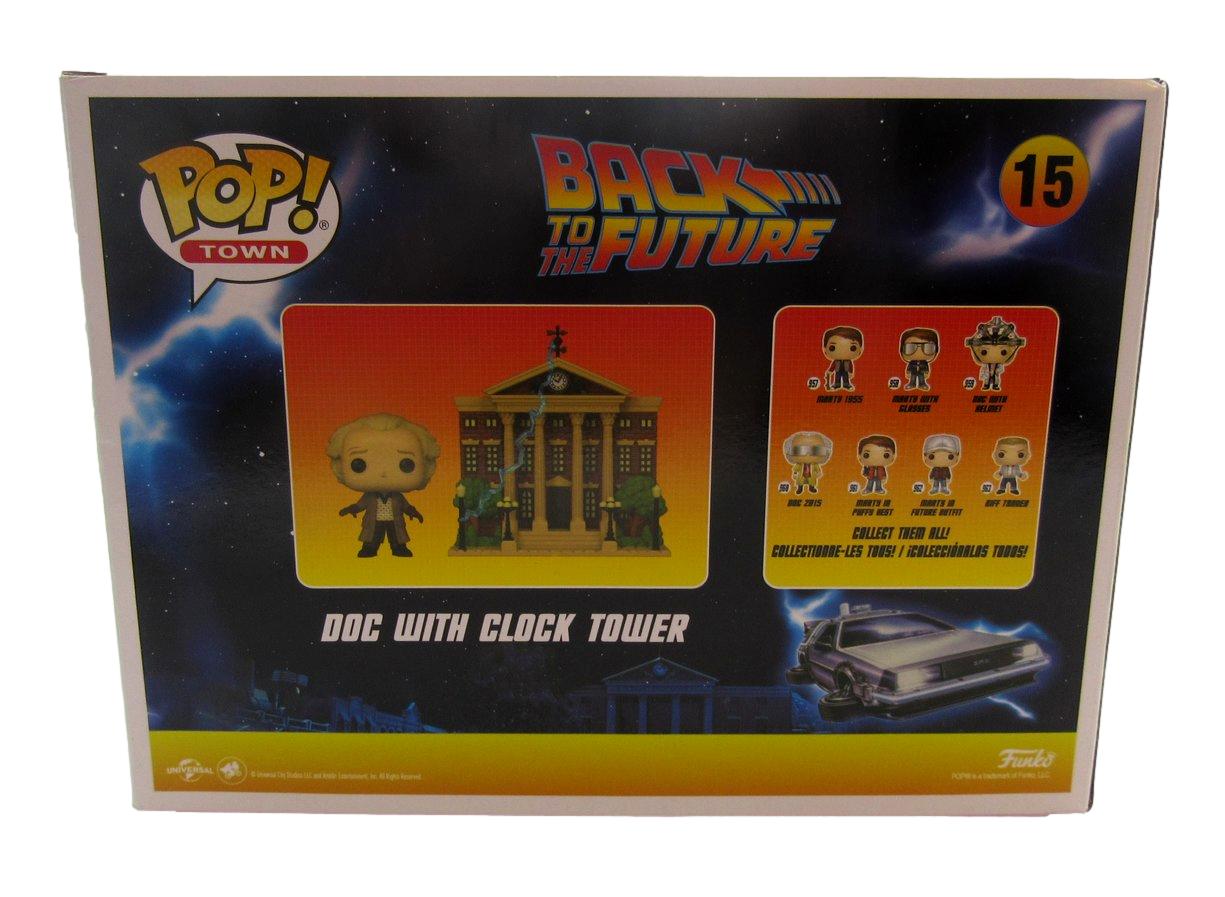 Christopher Lloyd Autographed Funko Pop #15 Doc With Clock Tower JSA 204899