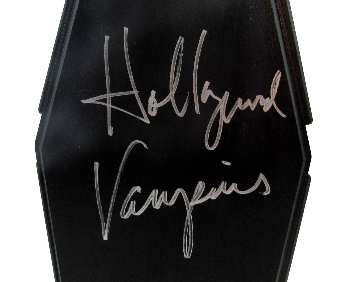 Alice Cooper Singer Signed/Inscr 16 Inch Coffin Box w/ 6 Guitar Picks JSA 204904