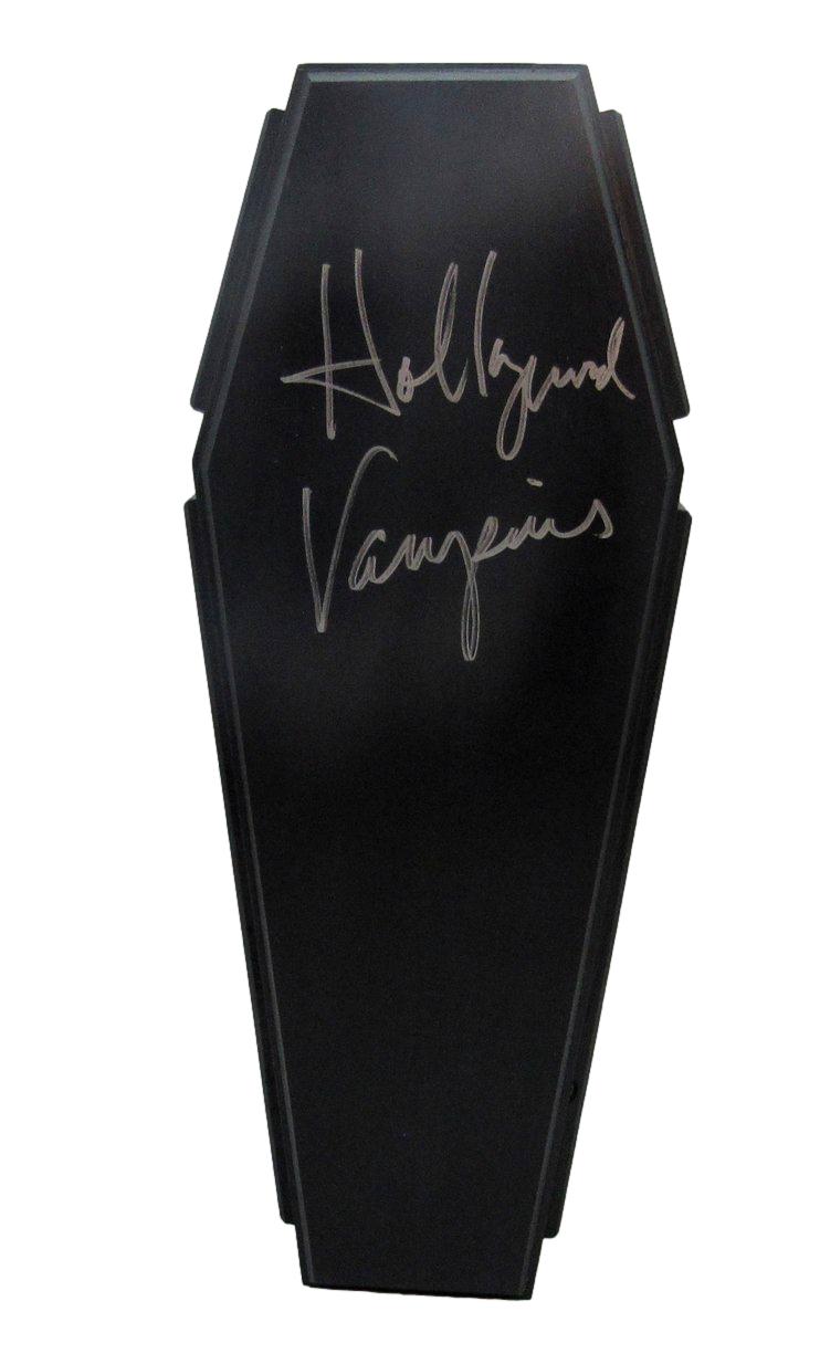 Alice Cooper Singer Signed/Inscr 16 Inch Coffin Box w/ 6 Guitar Picks JSA 204904