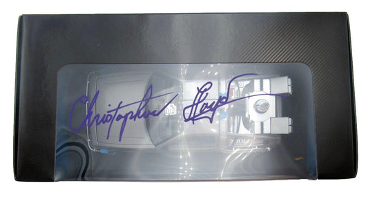 Christopher Lloyd Signed 1:18 Scale Back to the Future DeLorean Car JSA 204898