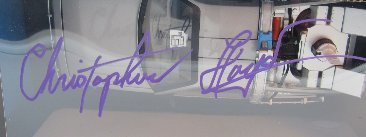 Christopher Lloyd Signed 1:18 Scale Back to the Future DeLorean Car JSA 204898