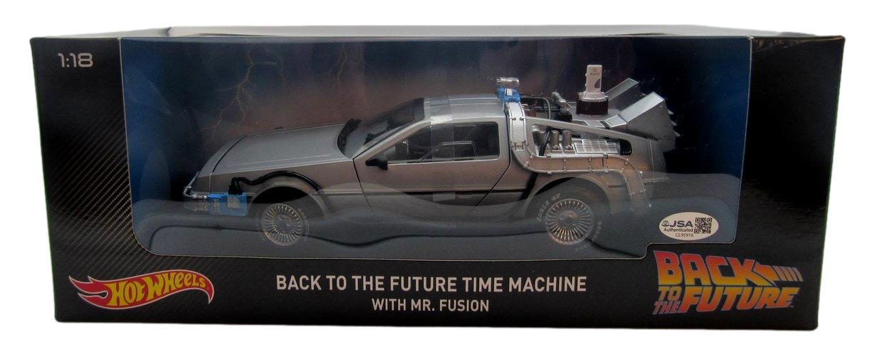 Christopher Lloyd Signed 1:18 Scale Back to the Future DeLorean Car JSA 204898