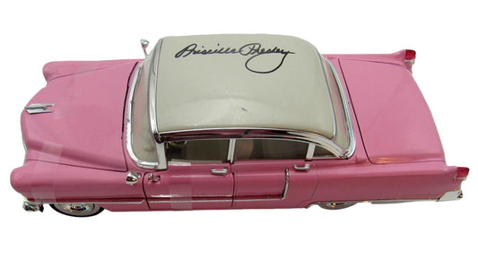 Pricilla Presley Signed 1:18 Scale 1955 Pink Cadillac Diecast Car JSA 204896
