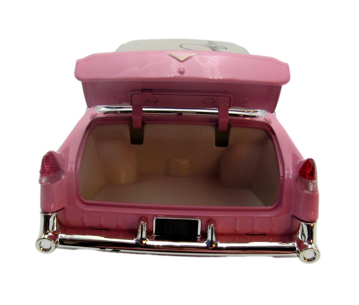 Pricilla Presley Signed 1:18 Scale 1955 Pink Cadillac Diecast Car JSA 204896