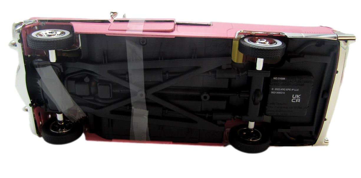 Pricilla Presley Signed 1:18 Scale 1955 Pink Cadillac Diecast Car JSA 204896