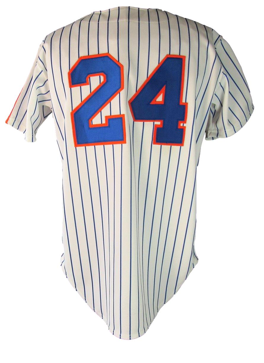 Willie Mays HOF Mets Signed/Inscribed Authentic Rawlings Jersey PSA/DNA 204908