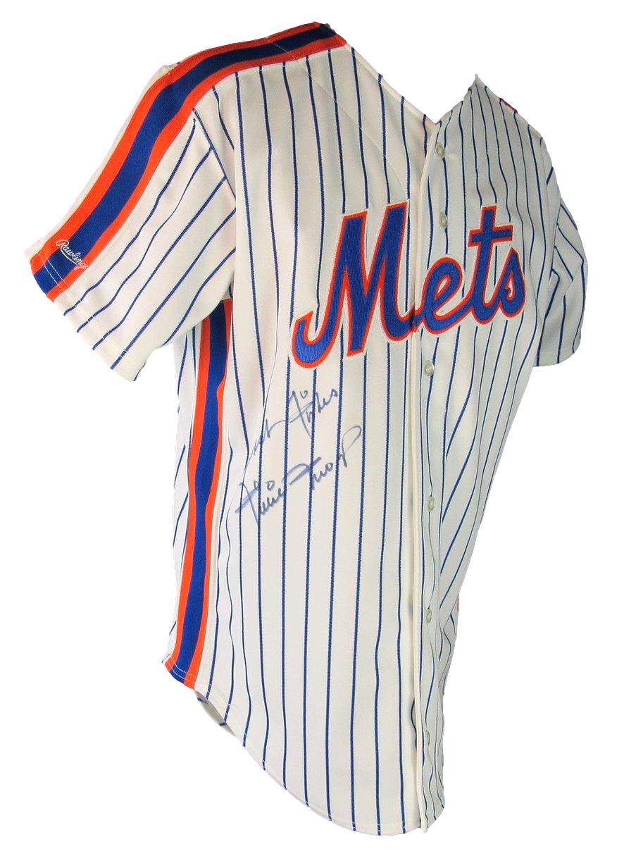 Willie Mays HOF Mets Signed/Inscribed Authentic Rawlings Jersey PSA/DNA 204908