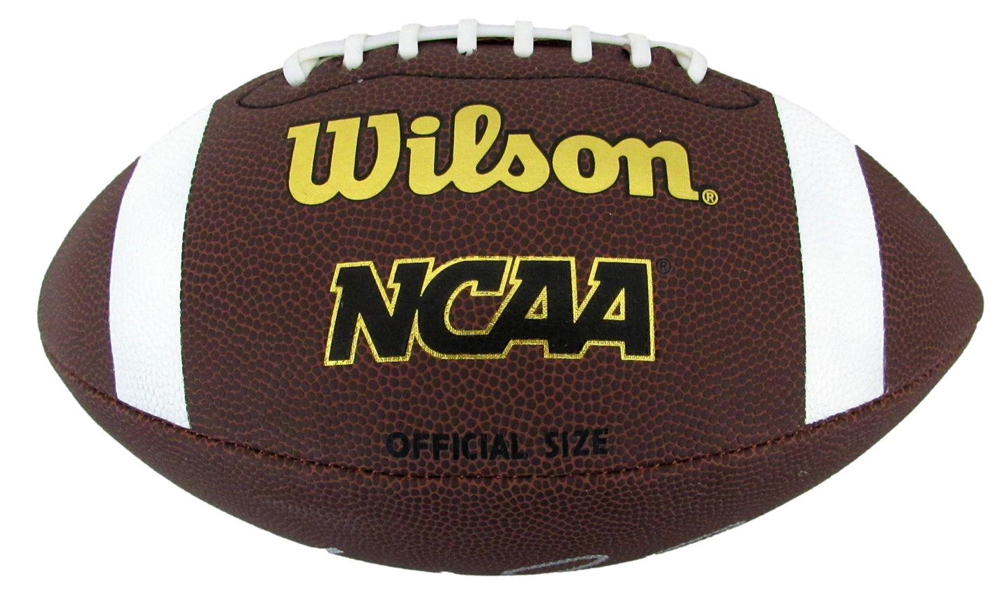 Marcus Freeman Coach Notre Dame Signed/Auto Wilson NCAA Football Beckett 207760