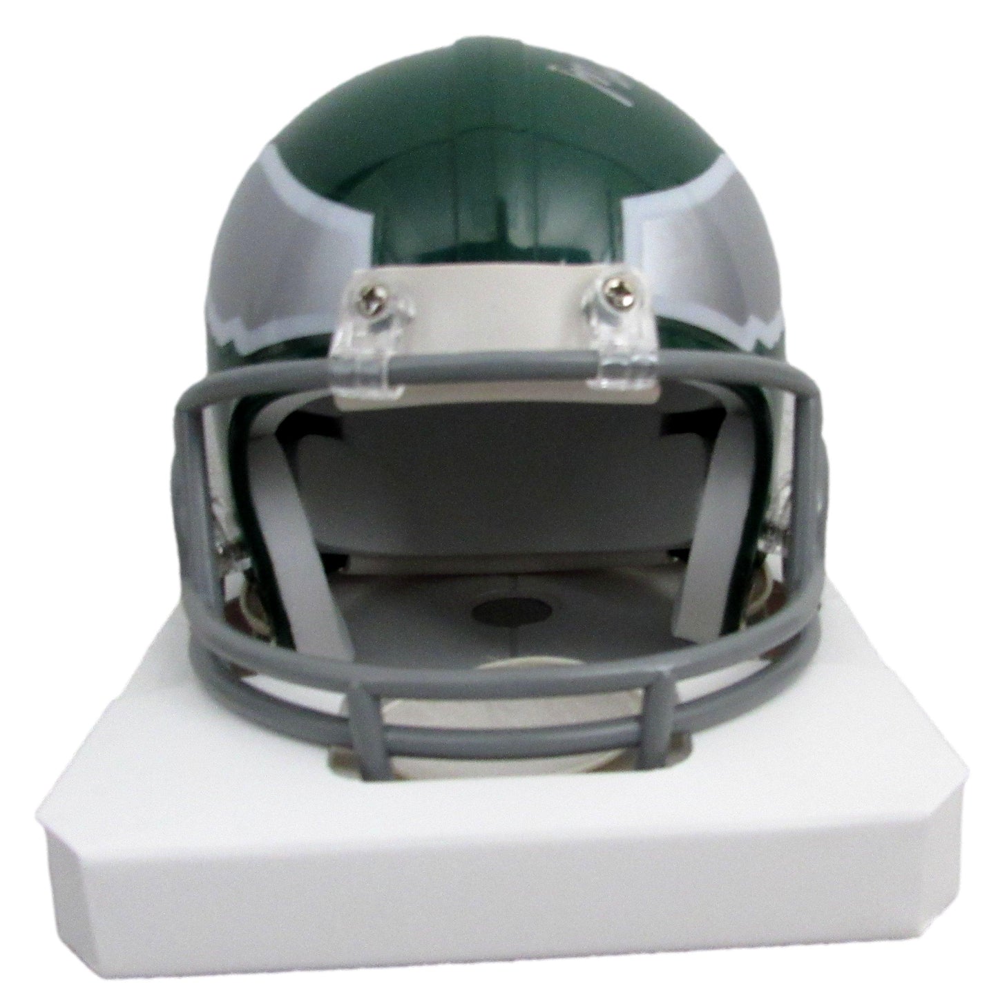 Michael Rispoli Signed/Inscr Eagles Mini Football Helmet "Invincible" JSA 207761