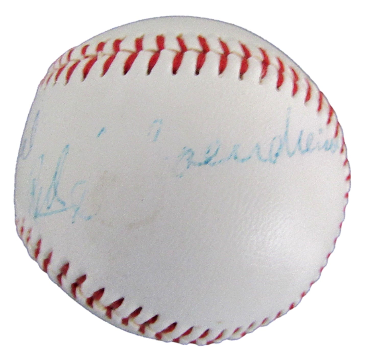 Stan Musial/Red Schoendienst HOF Signed/Auto Cardinals Logo Baseball JSA 207767