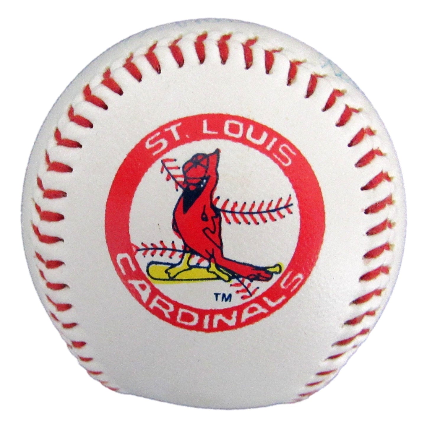 Stan Musial/Red Schoendienst HOF Signed/Auto Cardinals Logo Baseball JSA 207767
