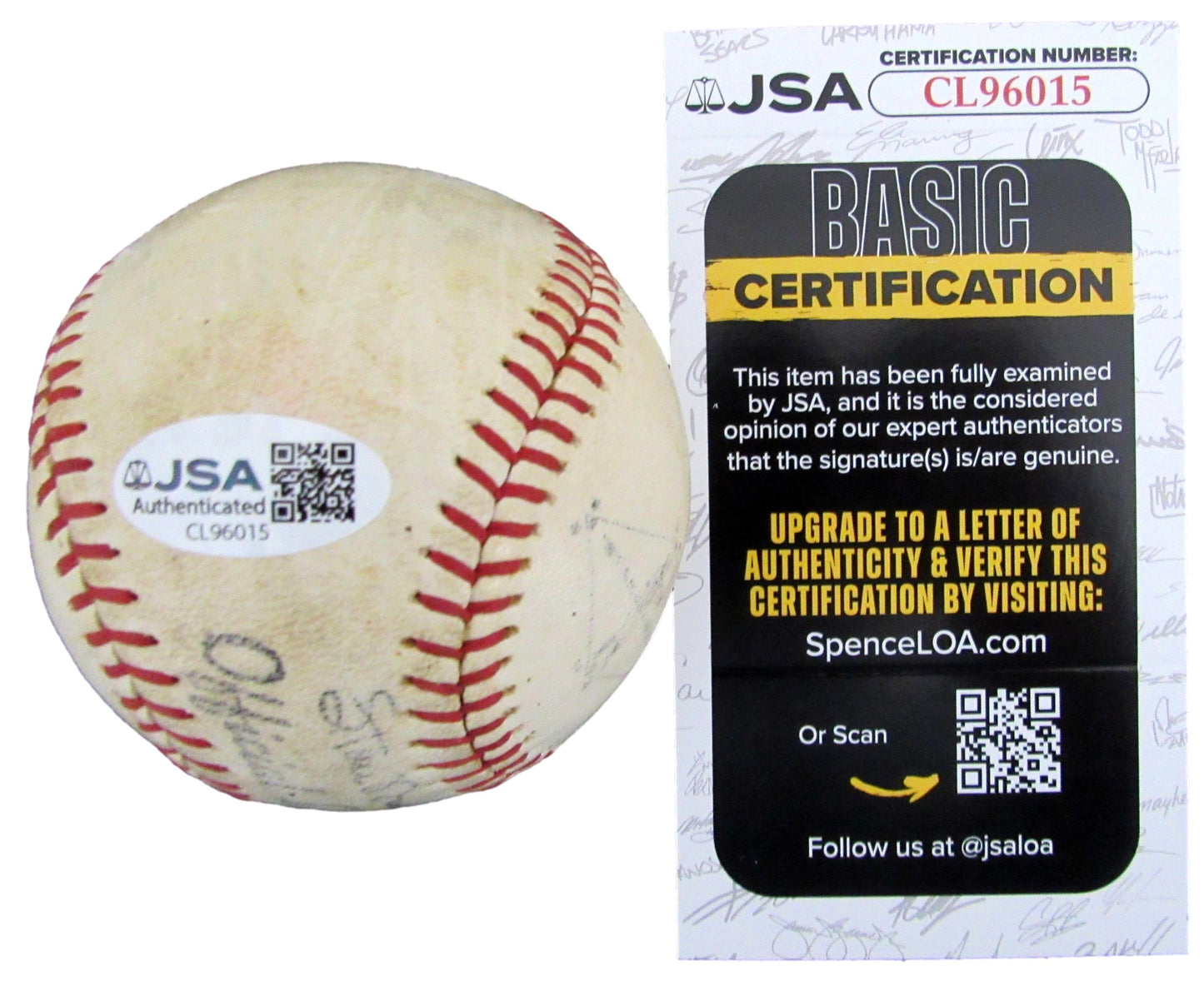 Stan Musial HOF Signed/Autographed OL Baseball St. Louis Cardinals JSA 207768