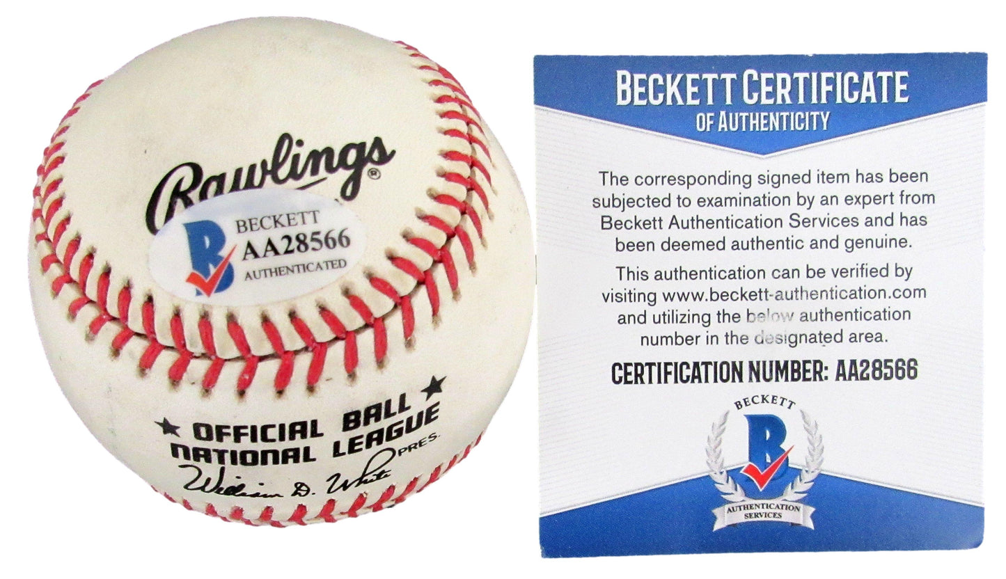 Ryne Sandberg HOF Signed/Auto ONL Baseball Chicago Cubs BAS/Beckett 207774