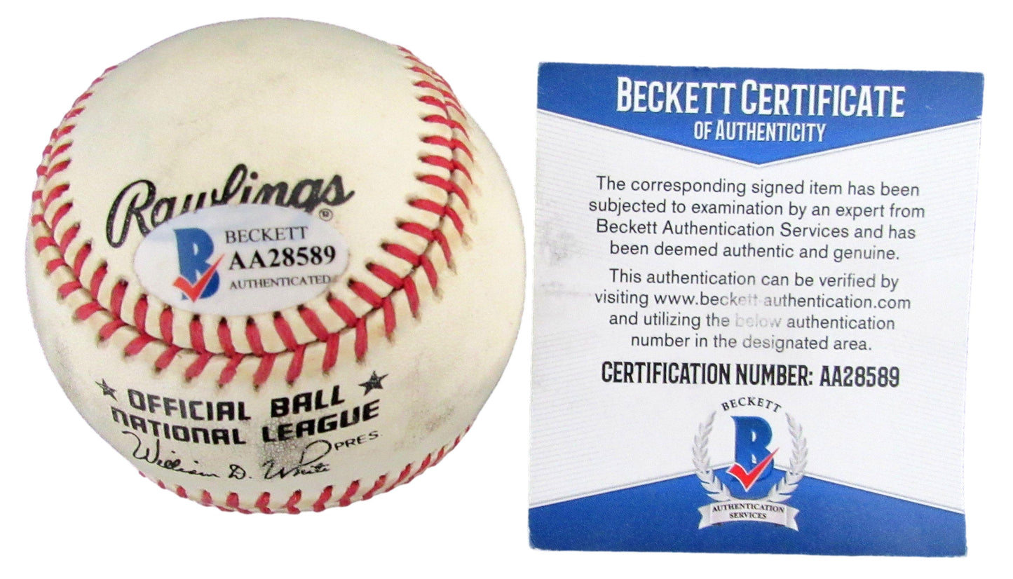 Ryne Sandberg HOF Signed/Auto ONL Baseball Chicago Cubs BAS/Beckett 207775