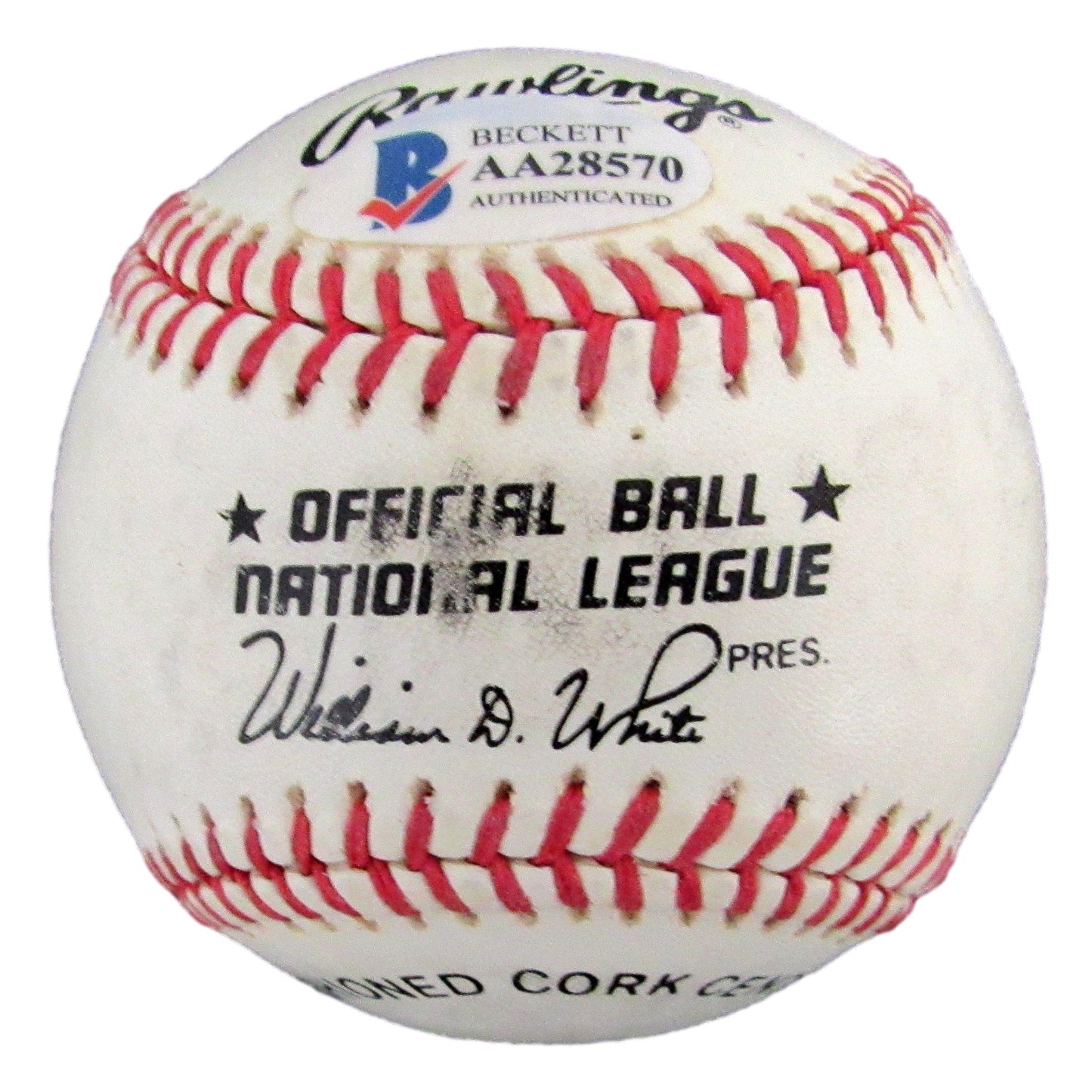 Ryne Sandberg HOF Signed/Auto ONL Baseball Chicago Cubs BAS/Beckett 207781