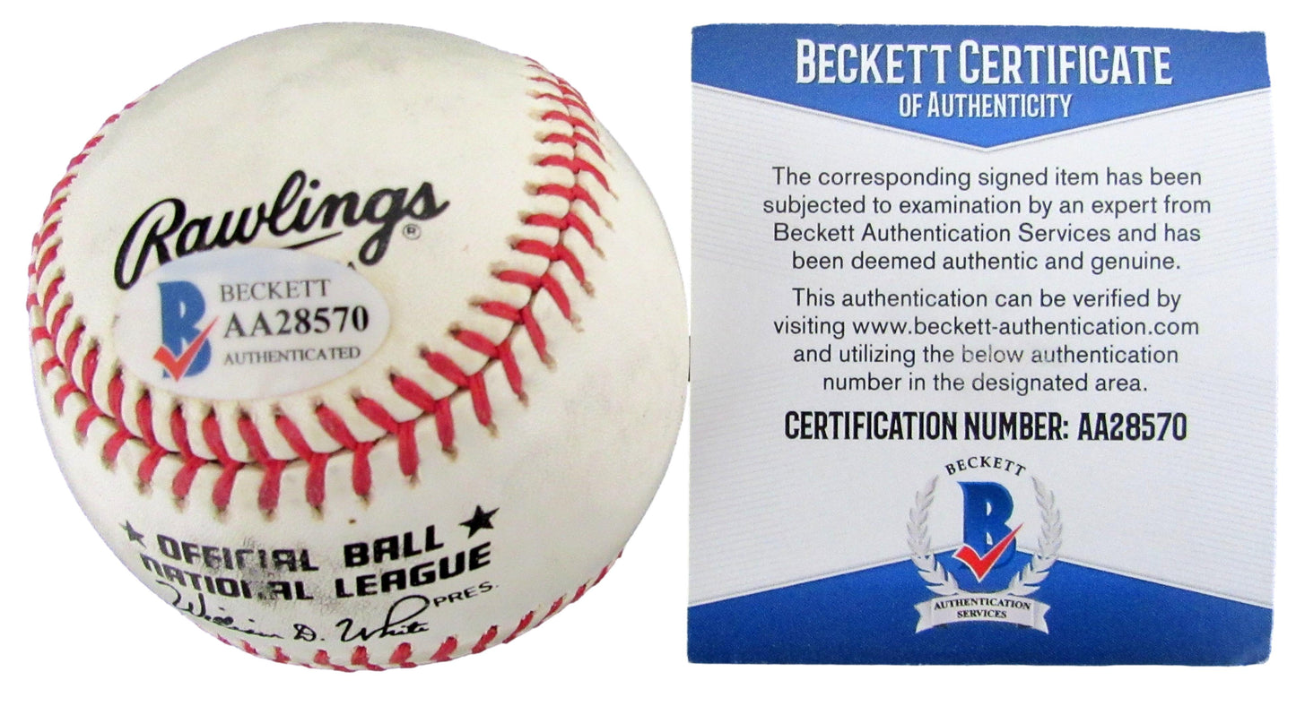 Ryne Sandberg HOF Signed/Auto ONL Baseball Chicago Cubs BAS/Beckett 207781