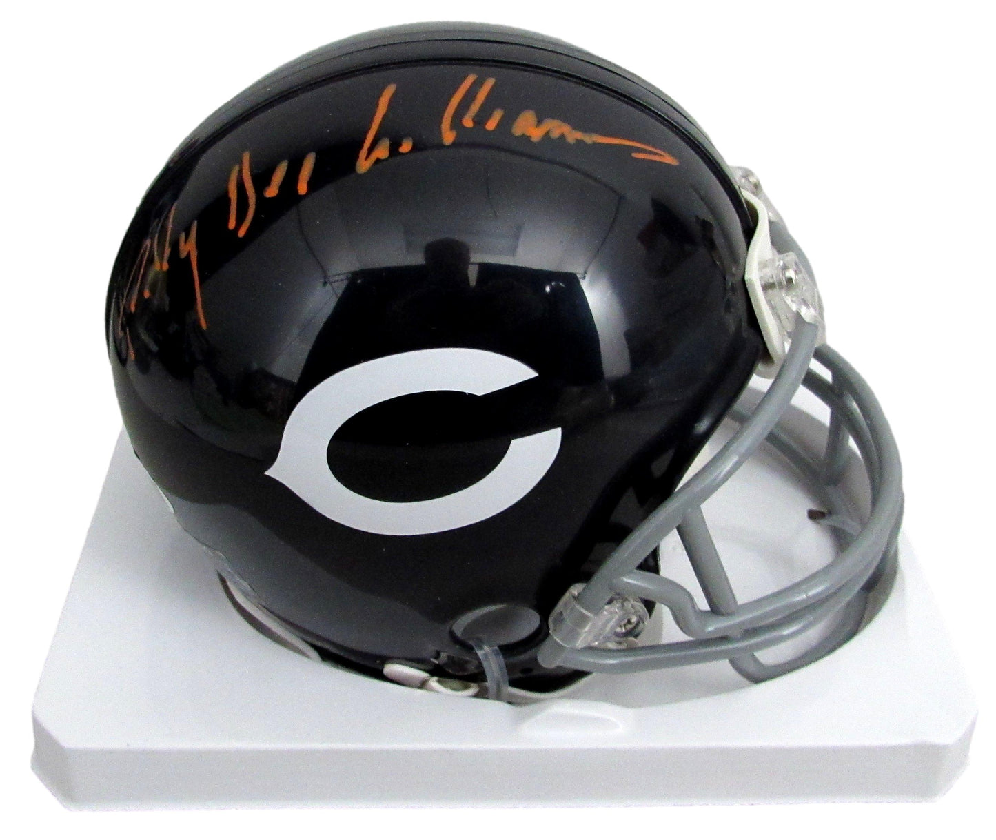 Billy Dee Williams Signed Mini Football Helmet Bears "Brian's Song" JSA 208018