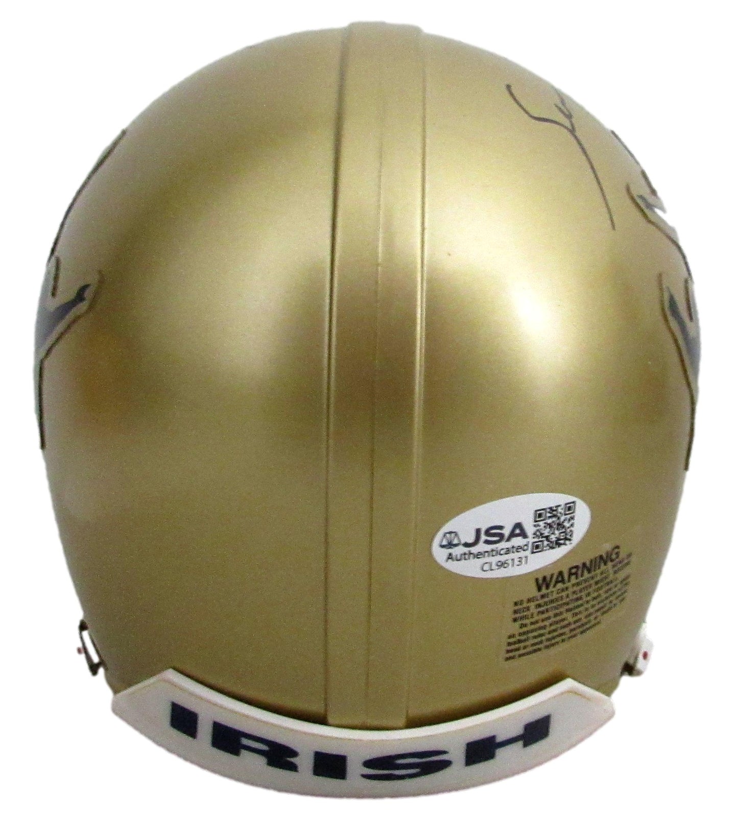 Sean Astin/Chelcie Ross Signed/Inscr Mini Helmet Notre Dame "Rudy" JSA 208020