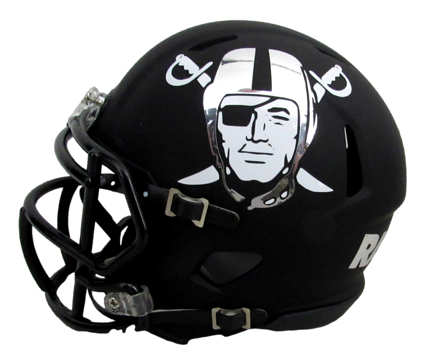 Fred The Hammer Williamson Signed/Inscr Mini Football Helmet Raiders JSA 208022