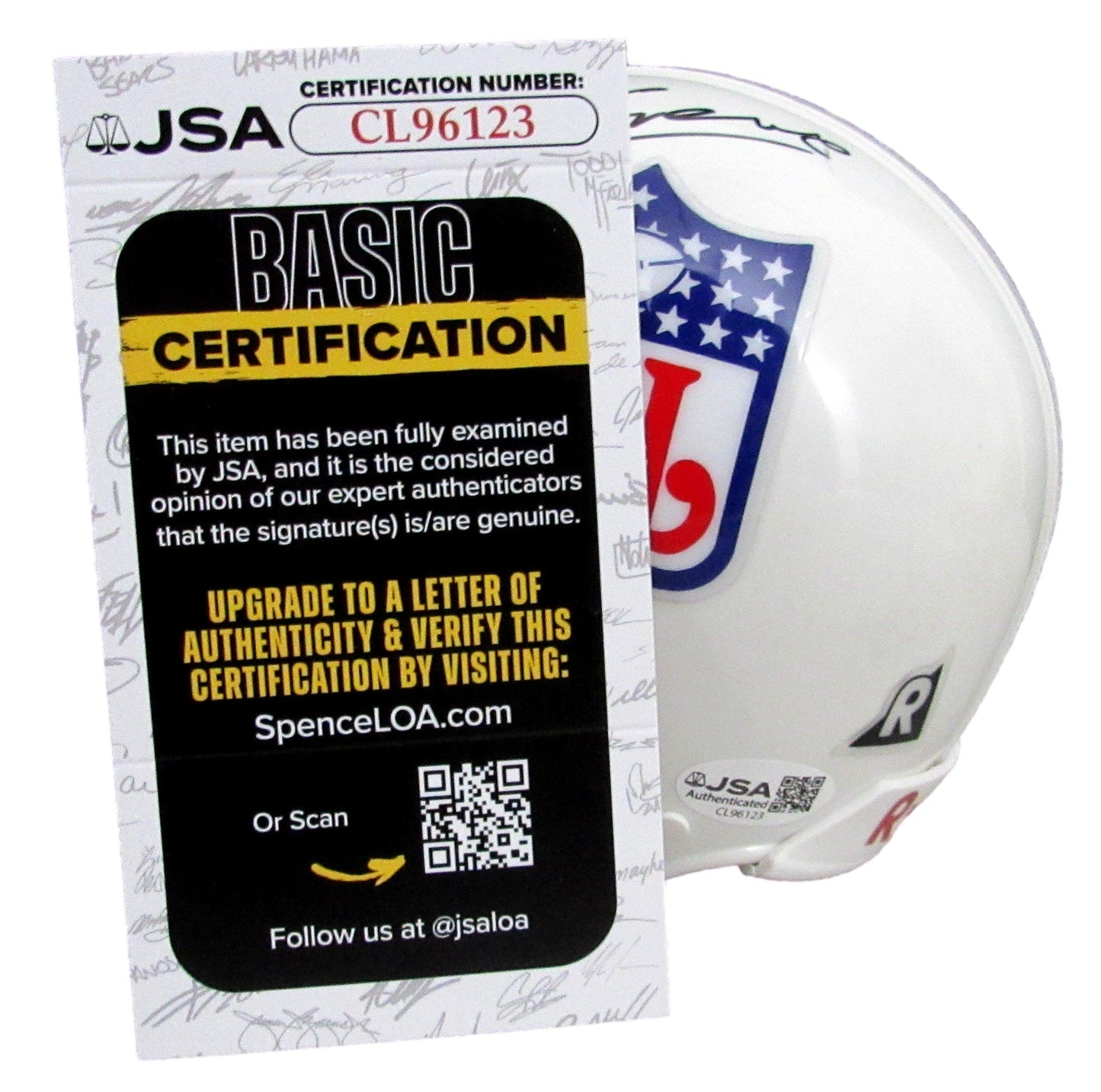 Earl Campbell HOF Signed/Auto Mini Football Helmet NFL Hall of Fame JSA 208023