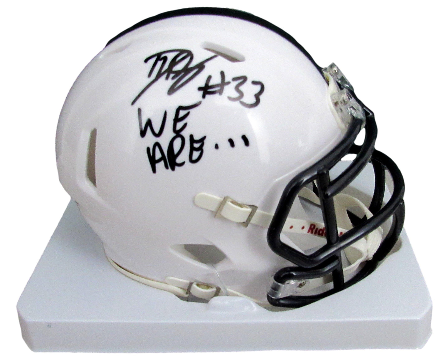 Dani Dennis-Sutton Signed/Inscr Mini Football Helmet Penn State JSA 208025