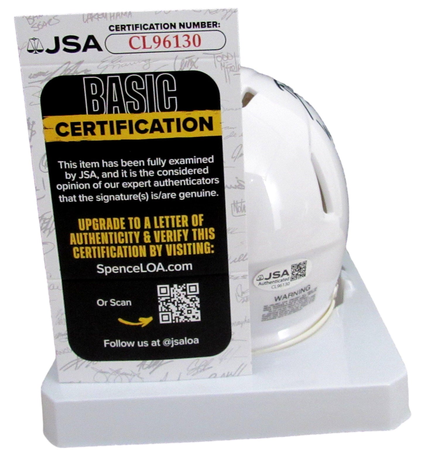 Dani Dennis-Sutton Signed/Inscr Mini Football Helmet Penn State JSA 208025