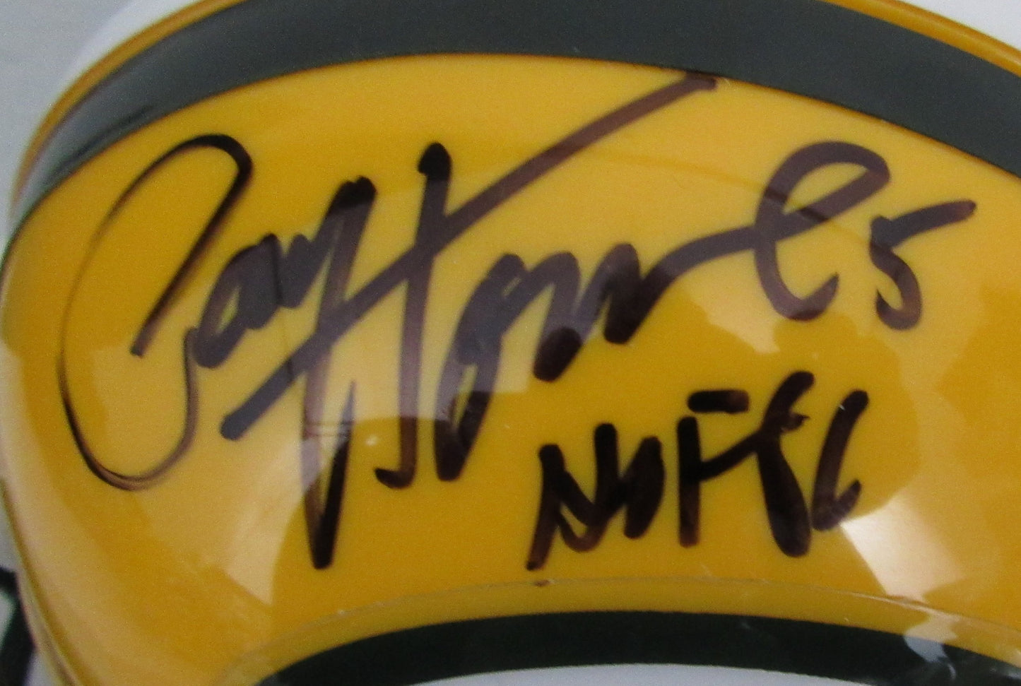 Paul Hornung HOF Signed/Inscr Mini Football Helmet Green Bay Packers JSA 208026