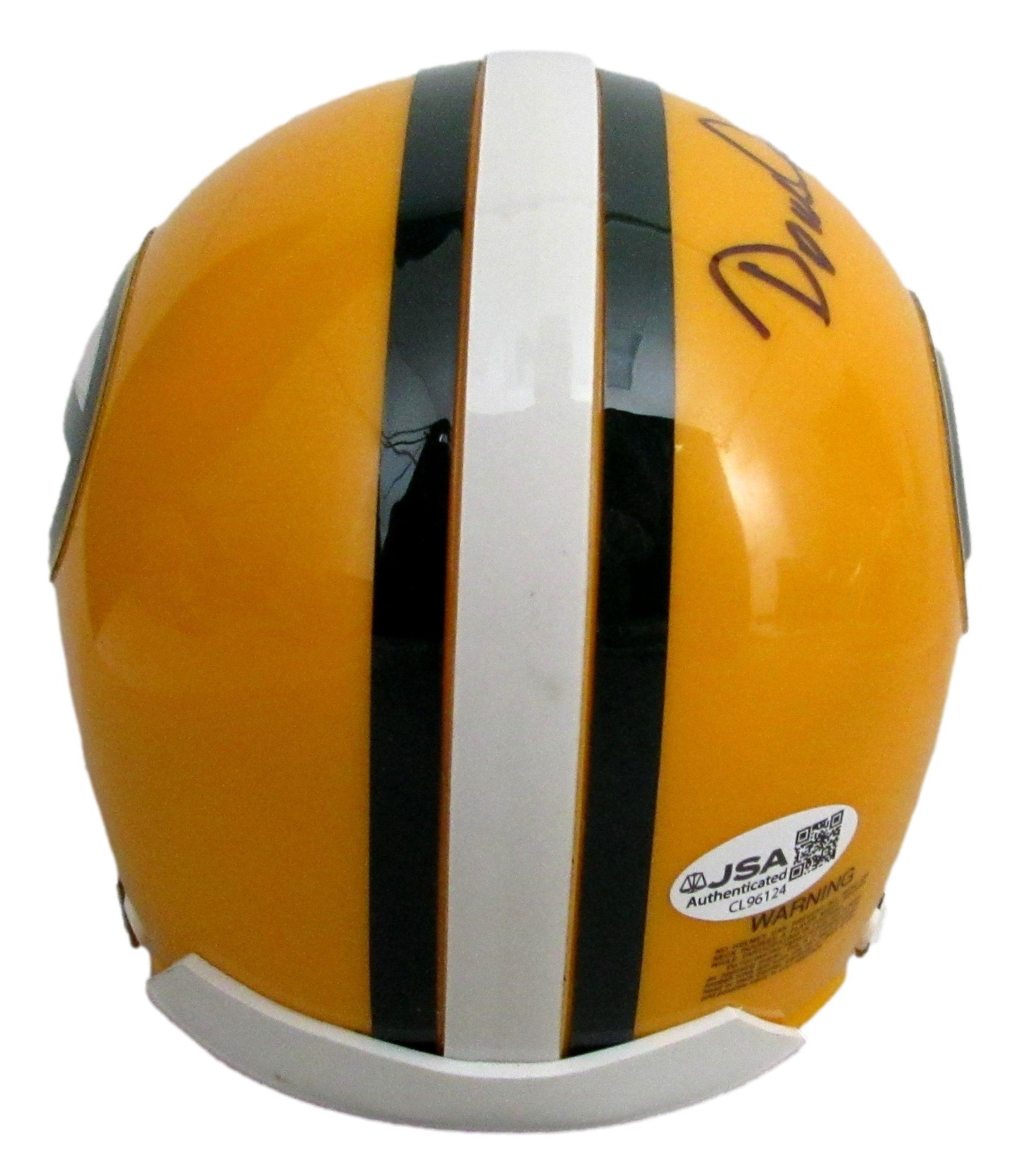 Dom Capers Signed/Auto Mini Football Helmet Green Bay Packers JSA 208028