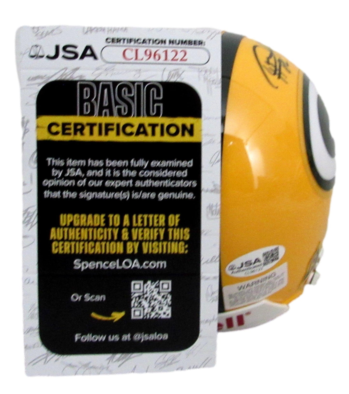 Desmond Howard Signed/Inscr Mini Football Helmet Green Bay Packers JSA 208034