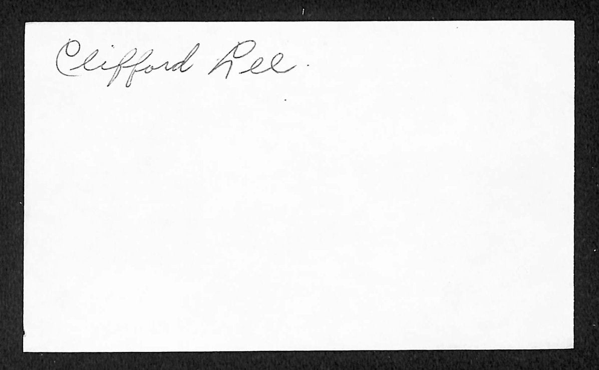 Cliff Lee Phillies Autographed/Signed 3x5 Index Card JSA BA207672