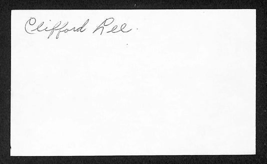 Cliff Lee Phillies Autographed/Signed 3x5 Index Card JSA BA207672