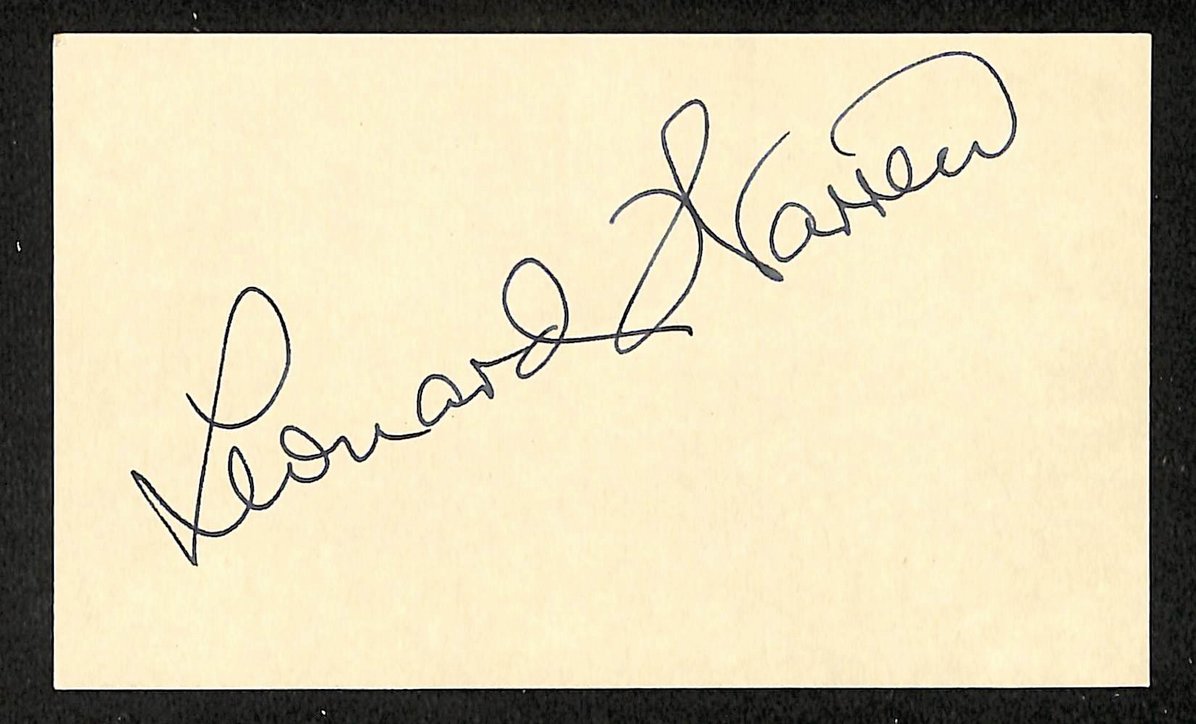 Leonard Warren Opera Autographed/Signed 3x5 GPC Postcard JSA BA205792