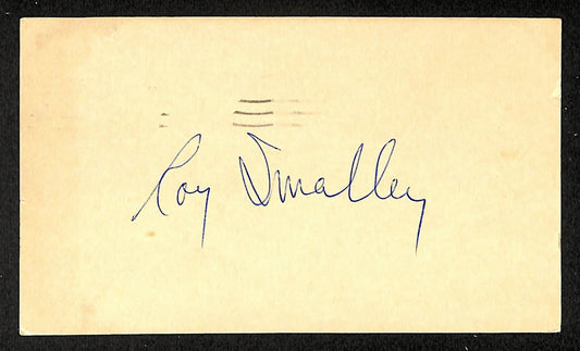 Roy Smalley Phillies Autographed/Signed 4x6 GPC Postcard JSA BA208304