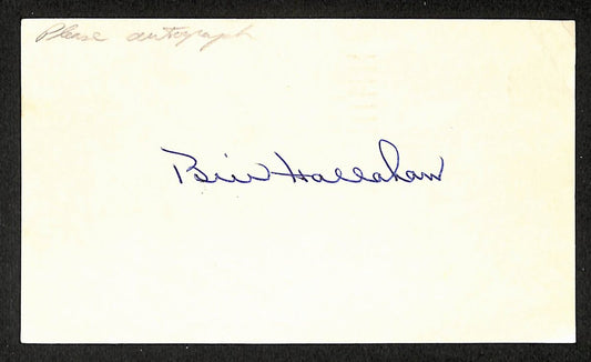 Bill Hallahan Cardinals Autographed/Signed 4x6 GPC Postcard JSA BA208321