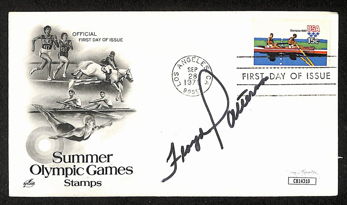 Floyd Patterson Boxing HOF Signed/Auto FDC First Day Cover Envelope JSA 284
