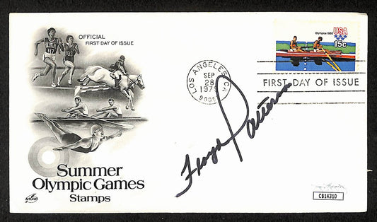 Floyd Patterson Boxing HOF Signed/Auto FDC First Day Cover Envelope JSA 284
