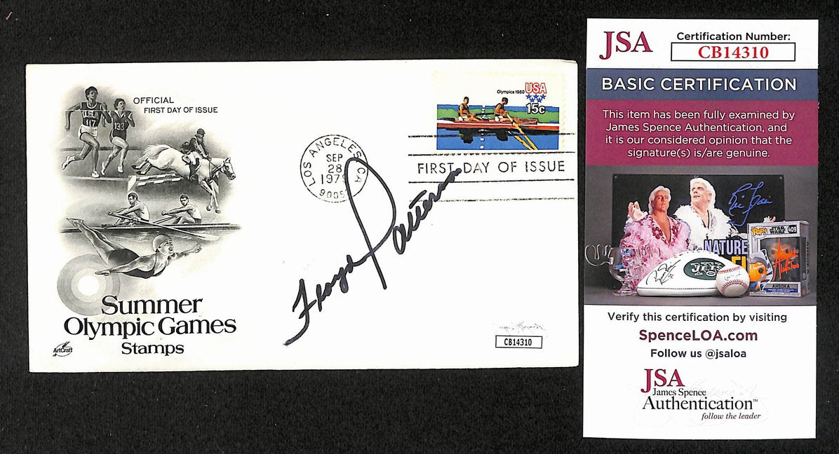 Floyd Patterson Boxing HOF Signed/Auto FDC First Day Cover Envelope JSA 284