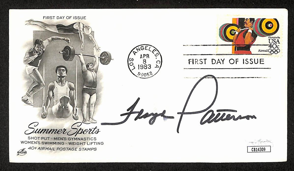 Floyd Patterson Boxing HOF Signed/Auto FDC First Day Cover Envelope JSA 285