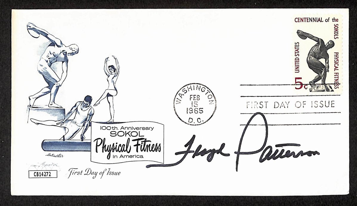 Floyd Patterson Boxing HOF Signed/Auto FDC First Day Cover Envelope JSA 485