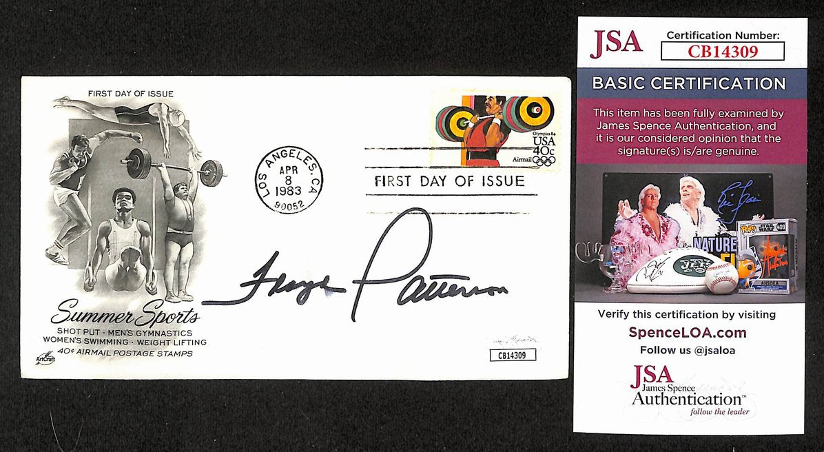 Floyd Patterson Boxing HOF Signed/Auto FDC First Day Cover Envelope JSA 285