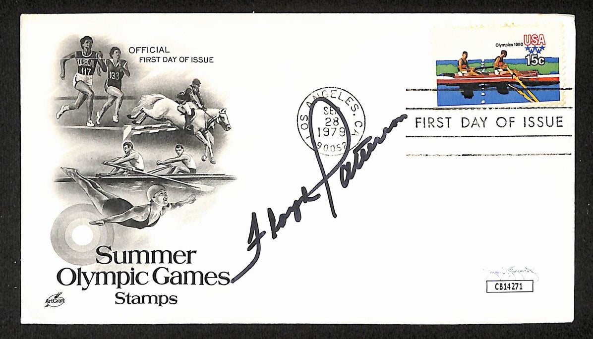 Floyd Patterson Boxing HOF Signed/Auto FDC First Day Cover Envelope JSA 486