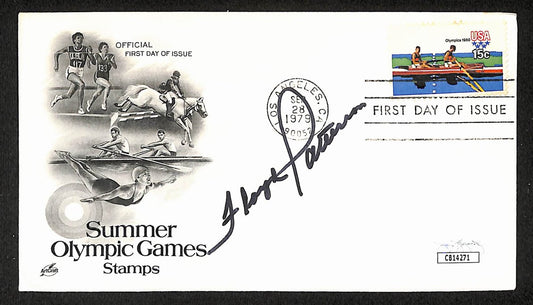 Floyd Patterson Boxing HOF Signed/Auto FDC First Day Cover Envelope JSA 486