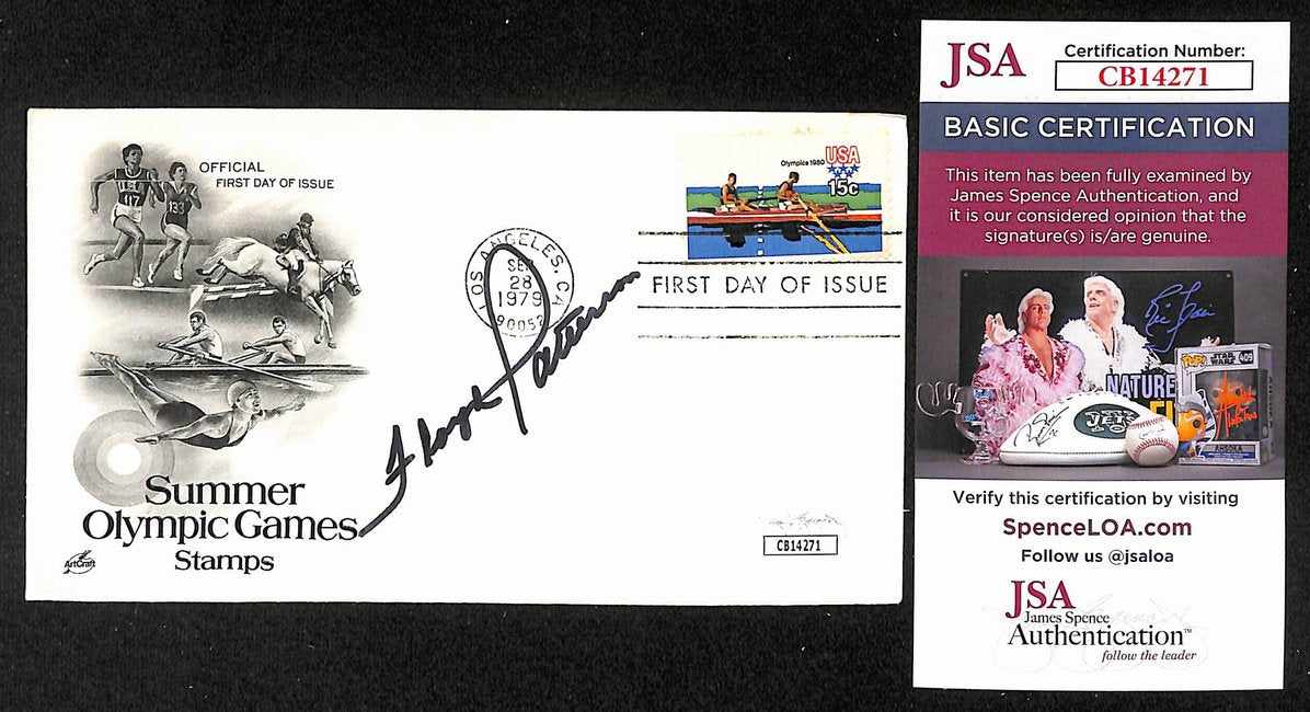 Floyd Patterson Boxing HOF Signed/Auto FDC First Day Cover Envelope JSA 486