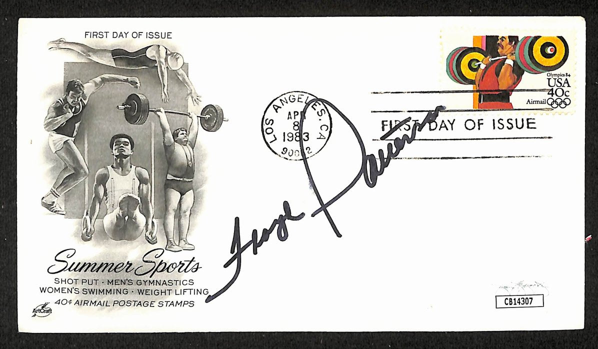 Floyd Patterson Boxing HOF Signed/Auto FDC First Day Cover Envelope JSA 287