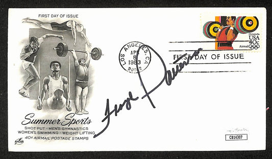 Floyd Patterson Boxing HOF Signed/Auto FDC First Day Cover Envelope JSA 287